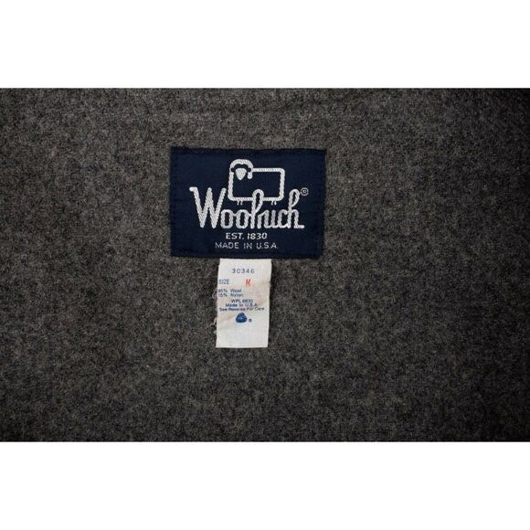 Vintage Woolrich Gray Toggle Car Coat Jacket M - Picture 6 of 6